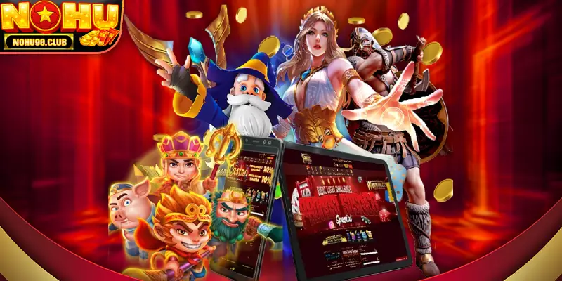 Giao diện trang chủ nohu90