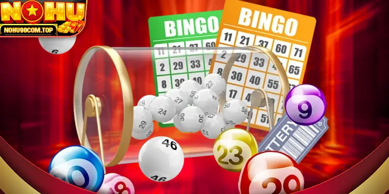 Giao diện xổ số NoHu90 và hệ thống quay số tự động.