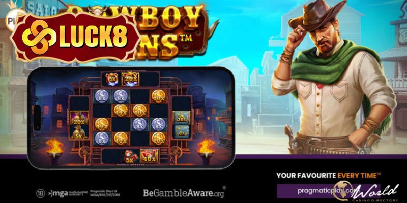 Nổ hũ cao bồi Luck8 là trò chơi siêu đỉnh